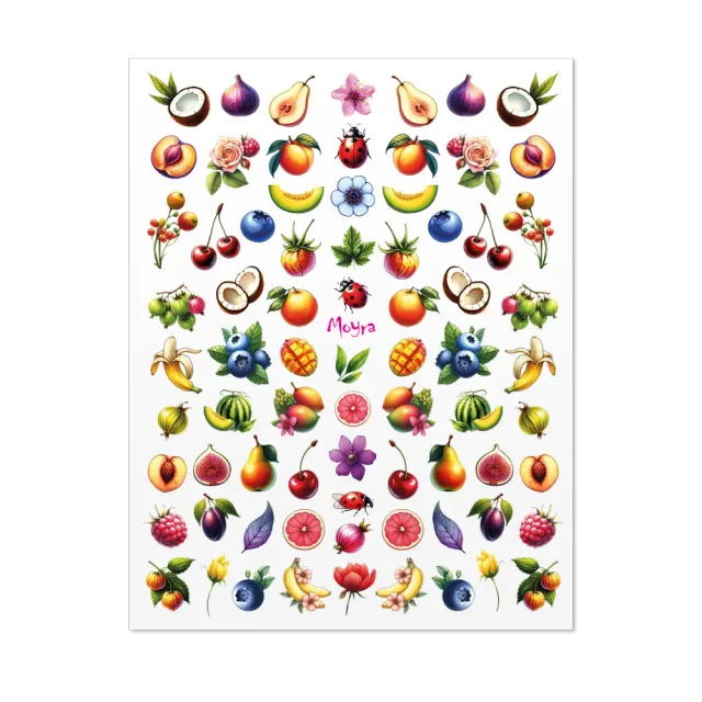 Moyra Nail Stickers 27 selvklæbende ark