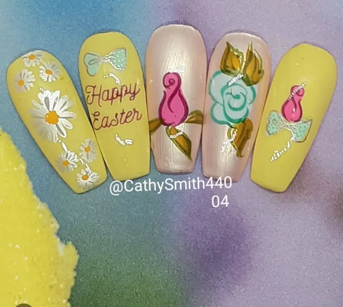 Clear Jelly Stamper CjSH-54 Easter Egg stampingplade 8x8 blomst