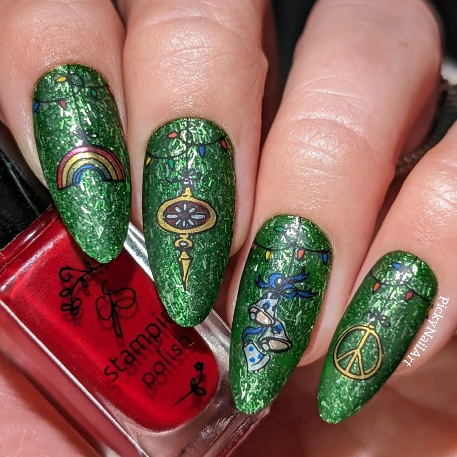 Clear Jelly Stamper Hippie Holiday CjSC-79 stamping plade jul