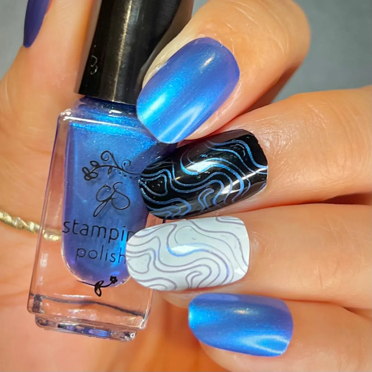Clear Jelly Stamper 27 Eyes of a Unicorn stampinglak 5 ml blå