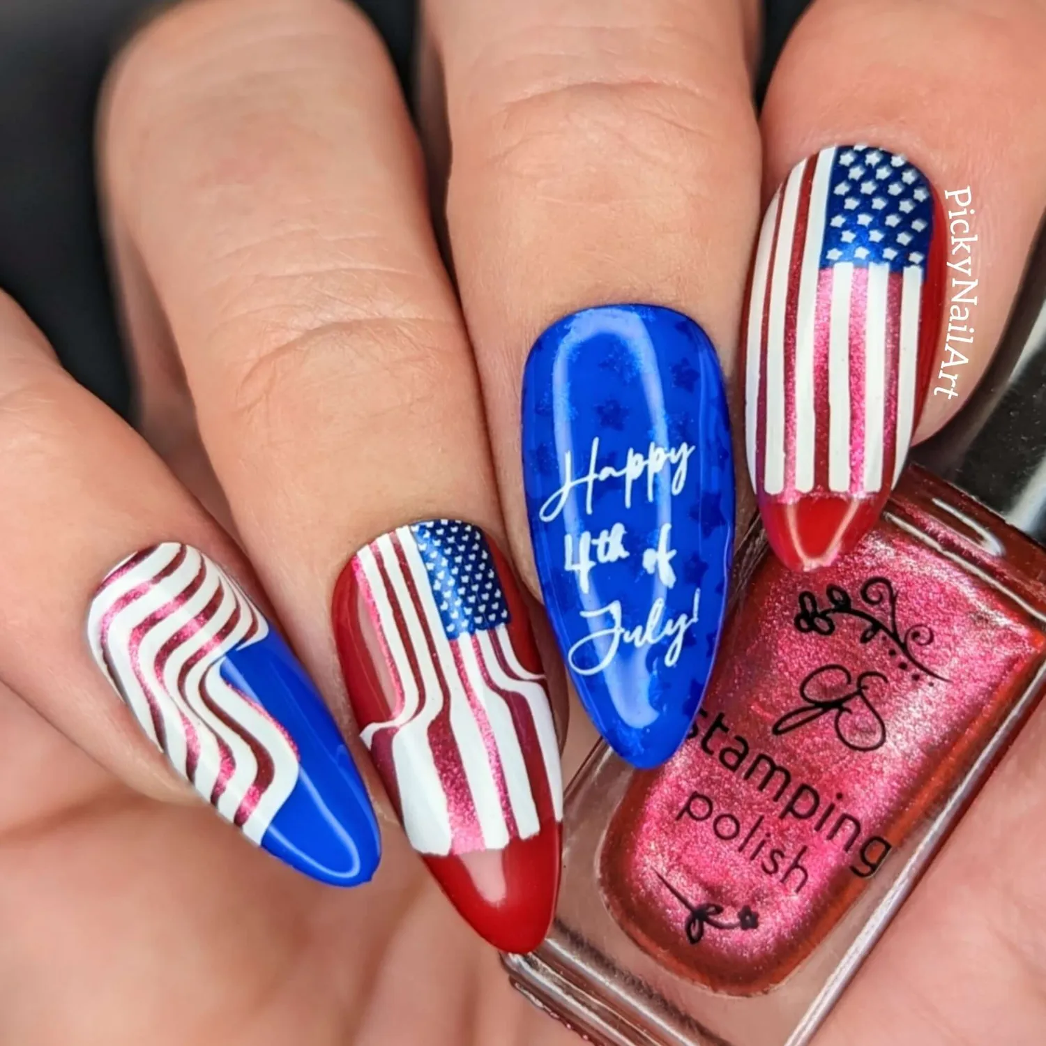 Clear Jelly Stamper Stars & Stripes One CjS-312 stempelplade