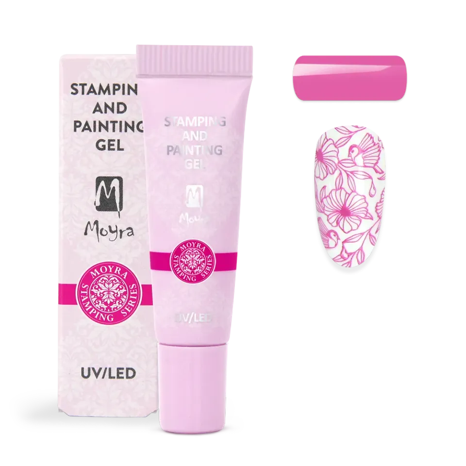 Moyra Stamping Painting Gel No. 03 Pink neglegel 7 g pink