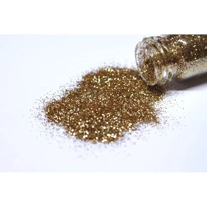 Indigo Nails Beautystones Goldie negleglitter guld