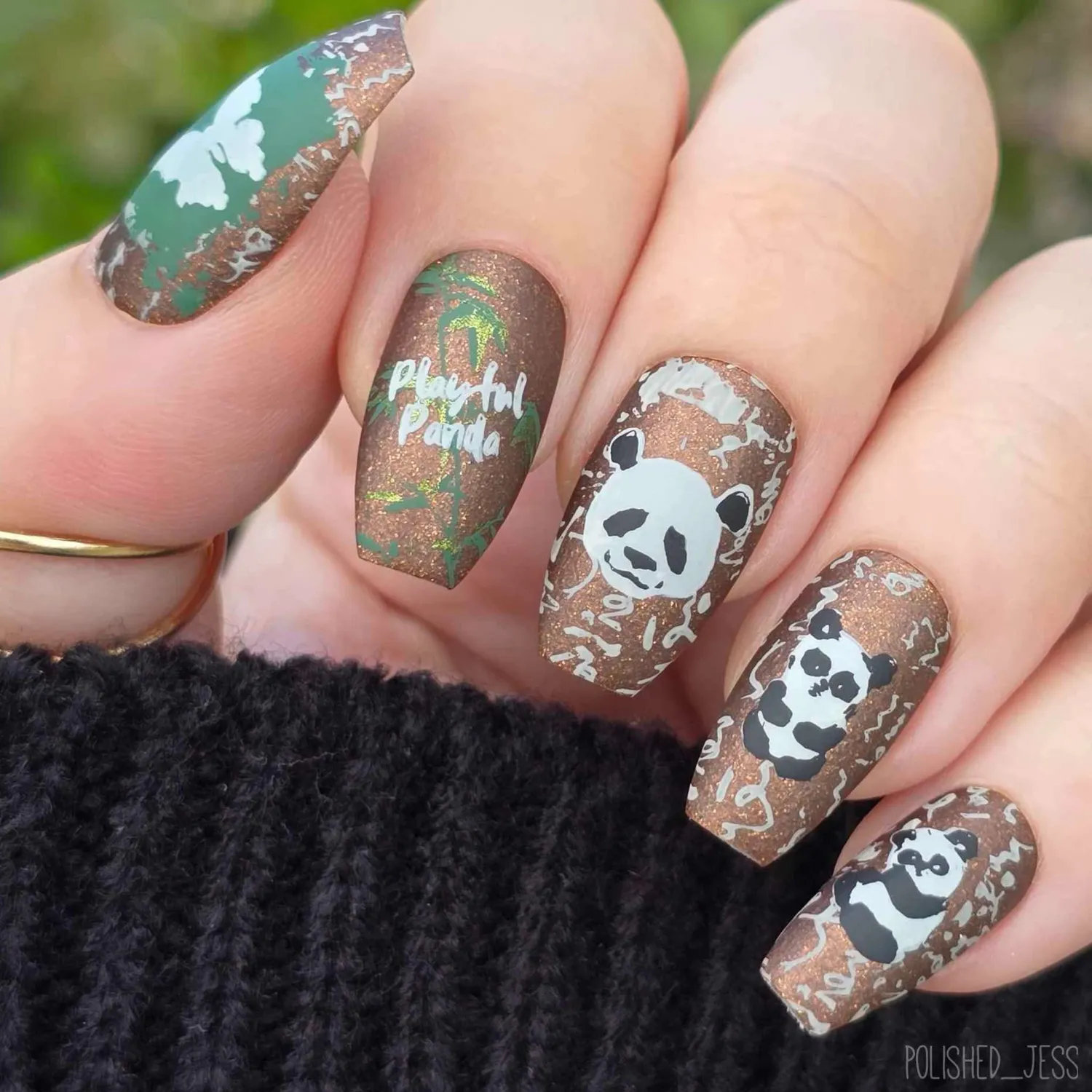 Clear Jelly Stamper Playful Panda CjS-216 stempelplade panda