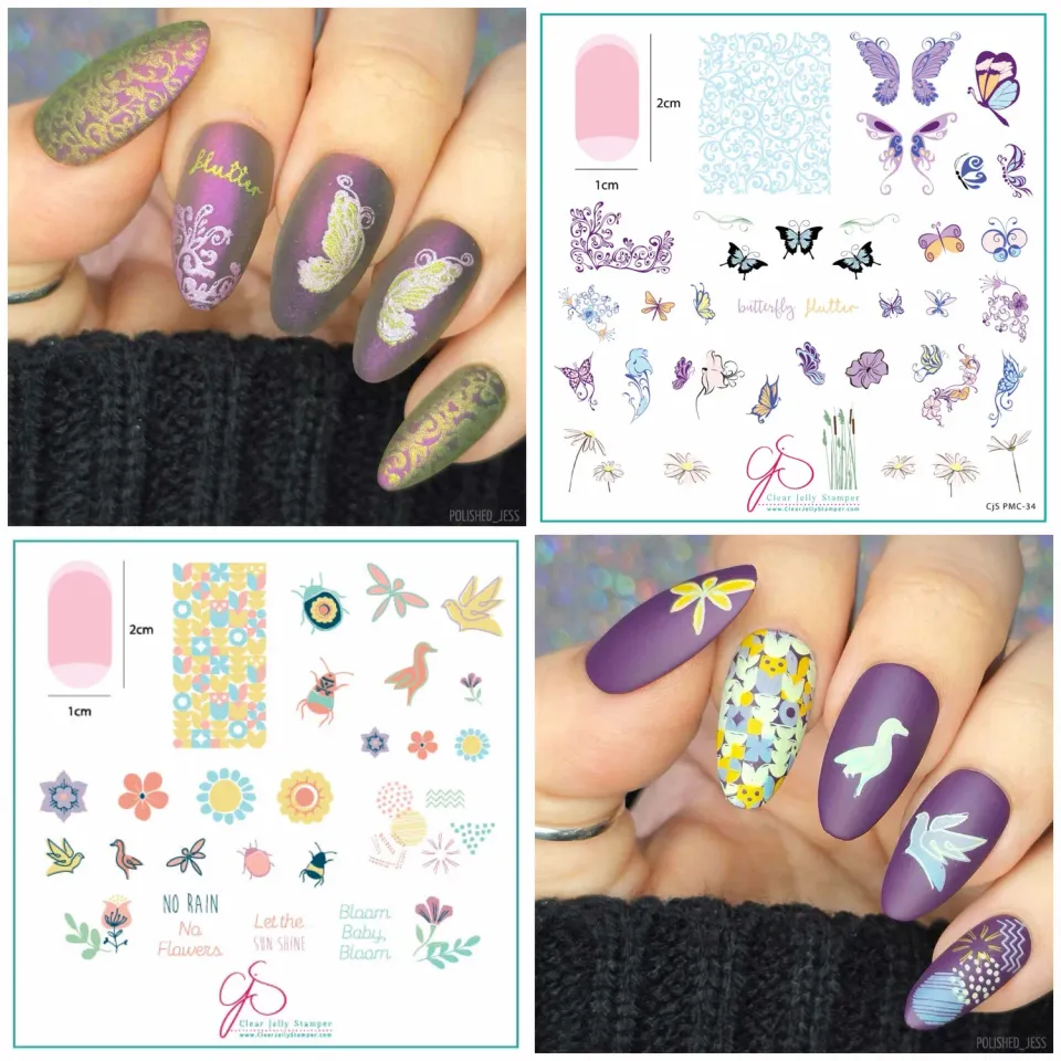 Clear Jelly Stamper Plate of the Month april 2021 stamping plade sæt