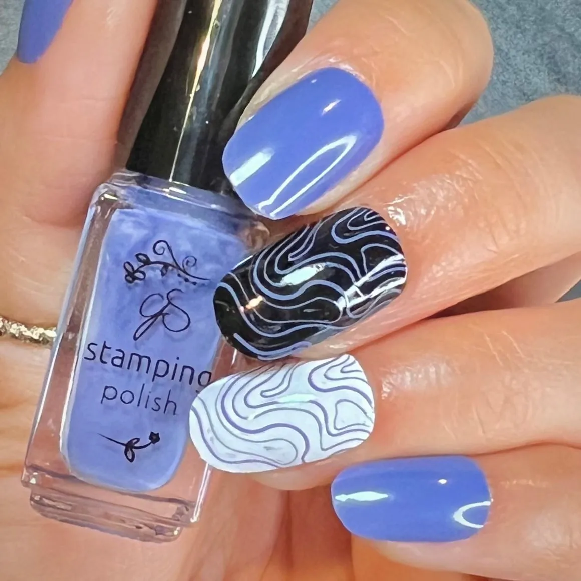 Clear Jelly Stamper 154 Lilac stamping lak 5 ml mørk lilla