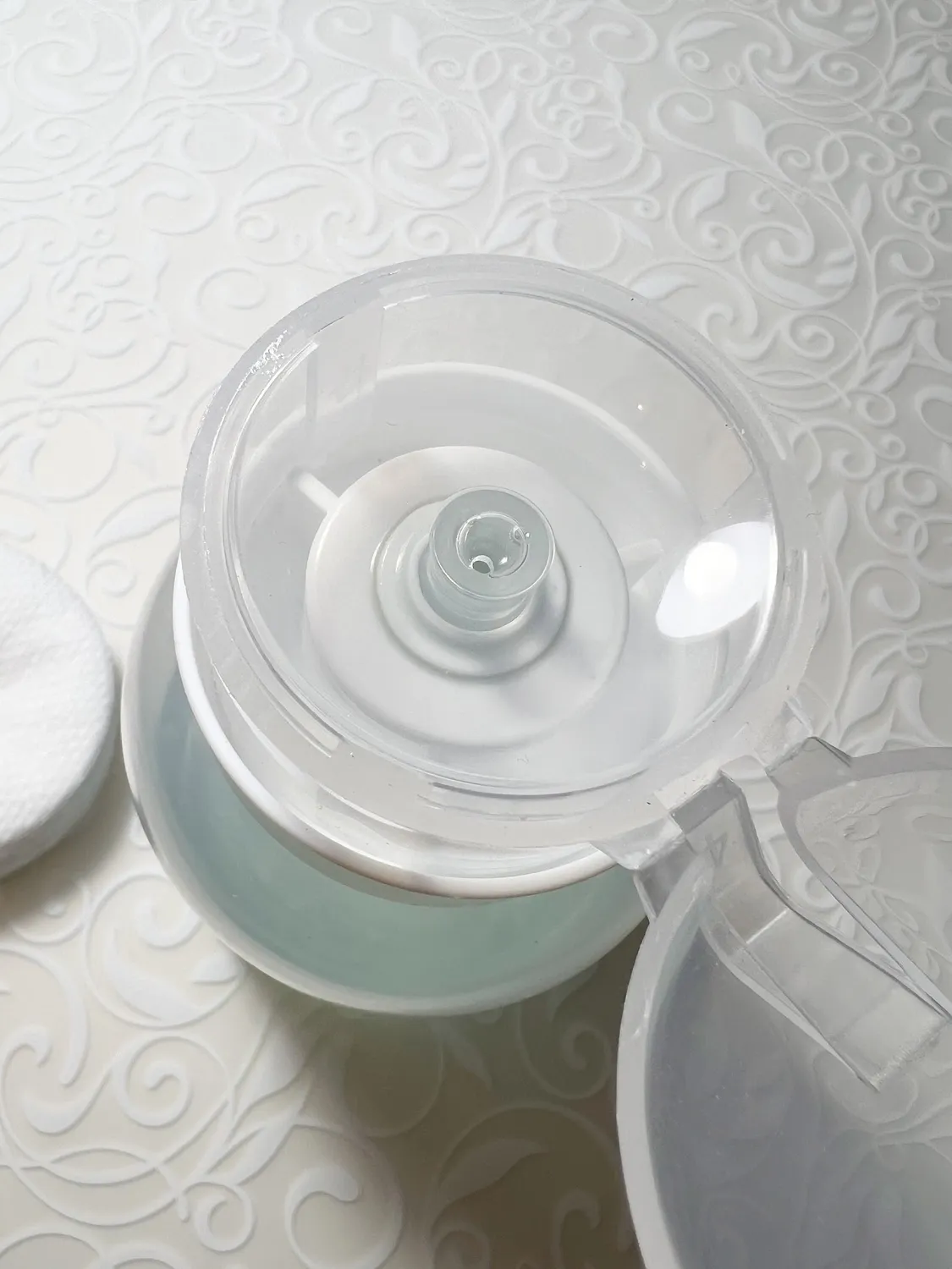 Clear Jelly Stamper pumpeflaske gennemsigtig til acetone