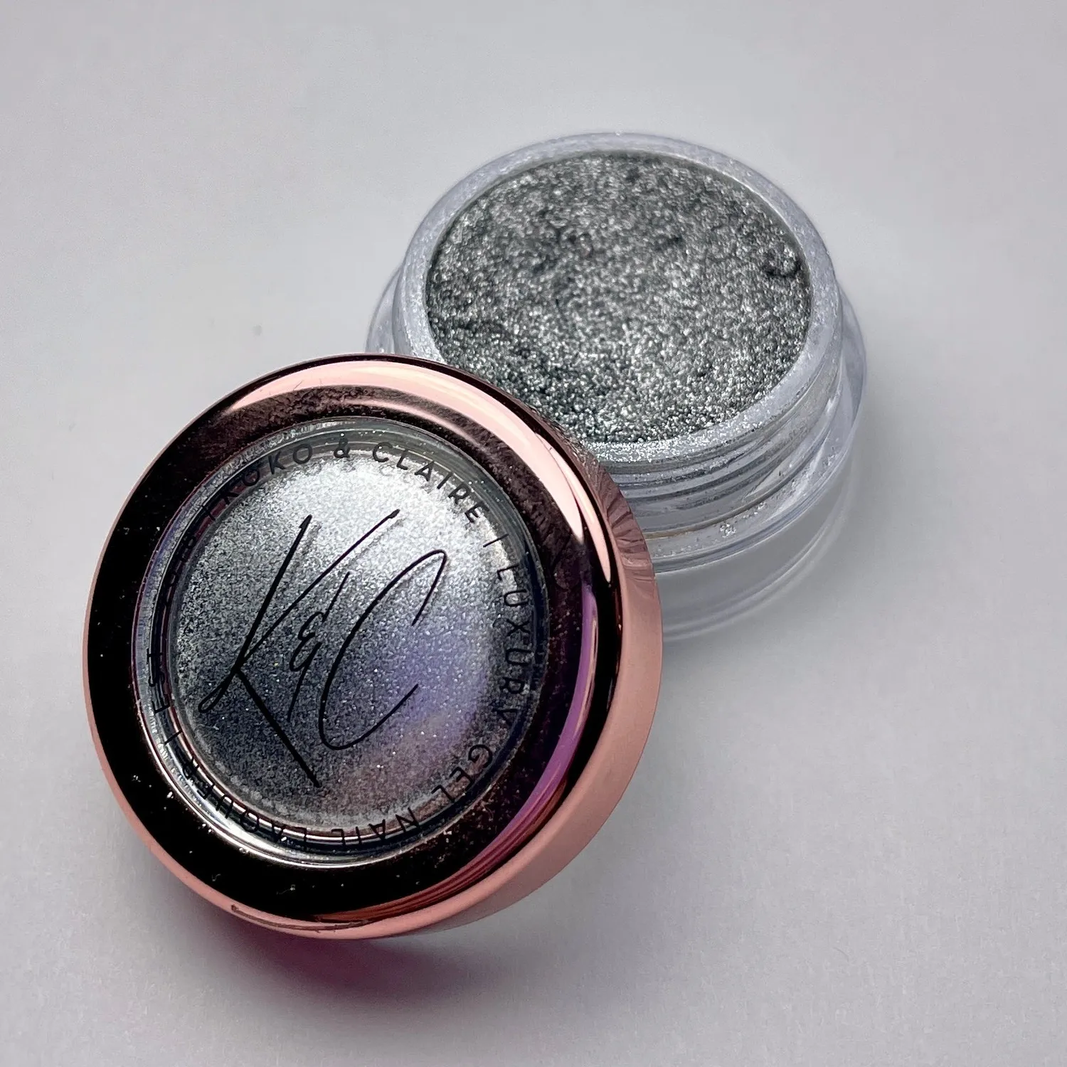 Clear Jelly Stamper The Silver Lining chromepigment magnetisk sølv