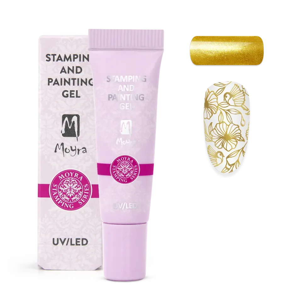 Moyra Stamping No. 20 Gold stamping gel 7 g guld