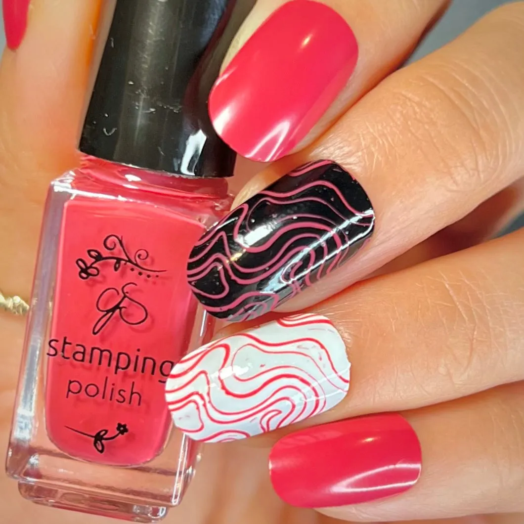 Clear Jelly Stamper 212 Racey Rose stampinglak 5ml pink
