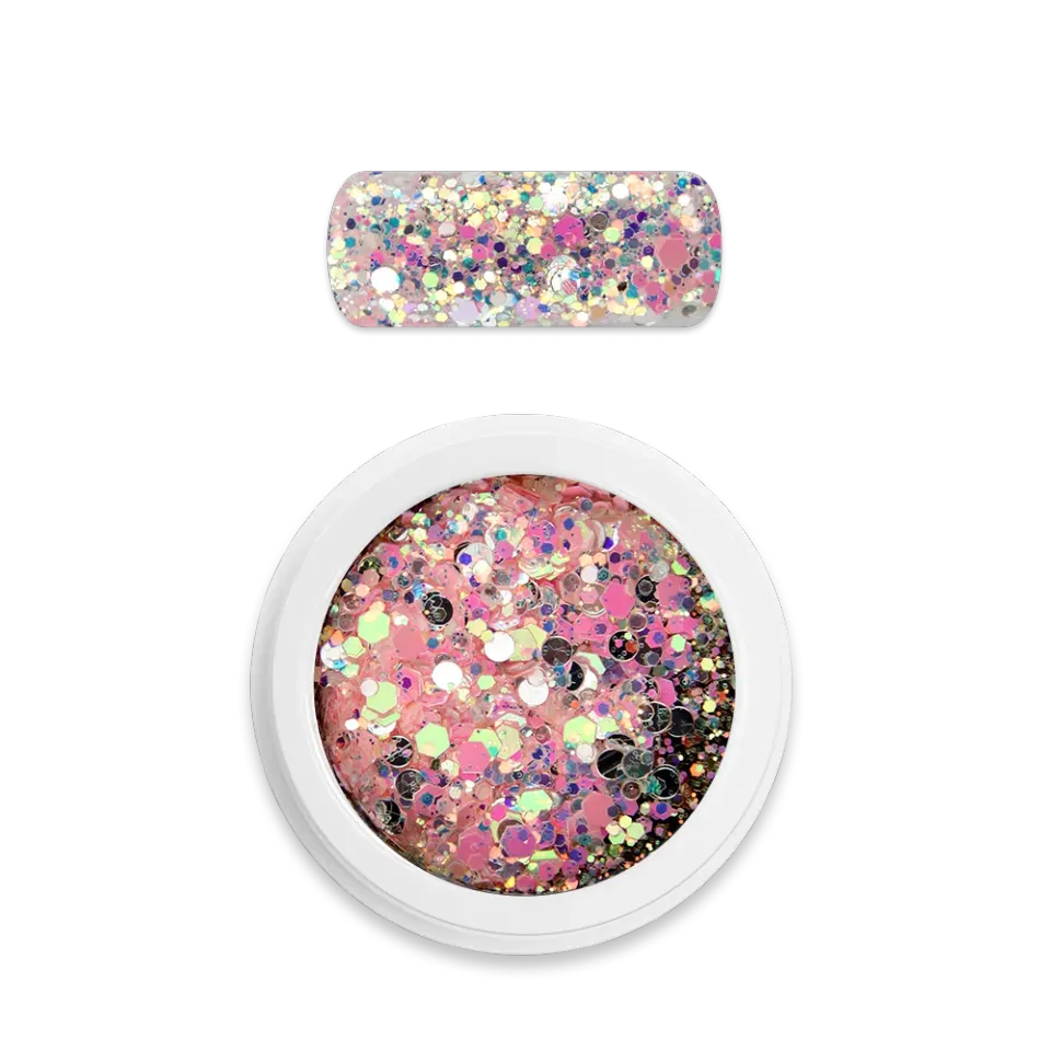 Moyra Holo Glitter Mix No. 24 Chameleon Baby Pink 3 g