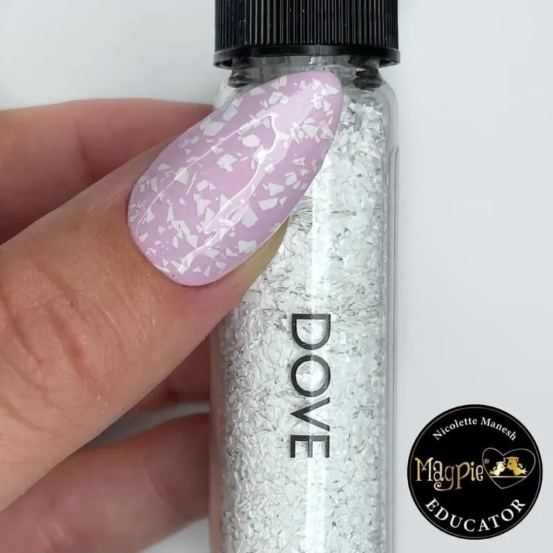 Indigo Nails Beautystones Dove negleglitter lys