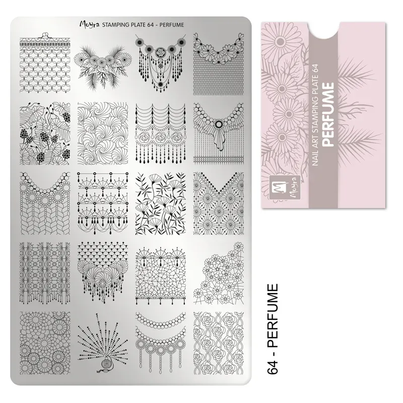 Moyra Stamping plate 64 negleplade Perfume stor