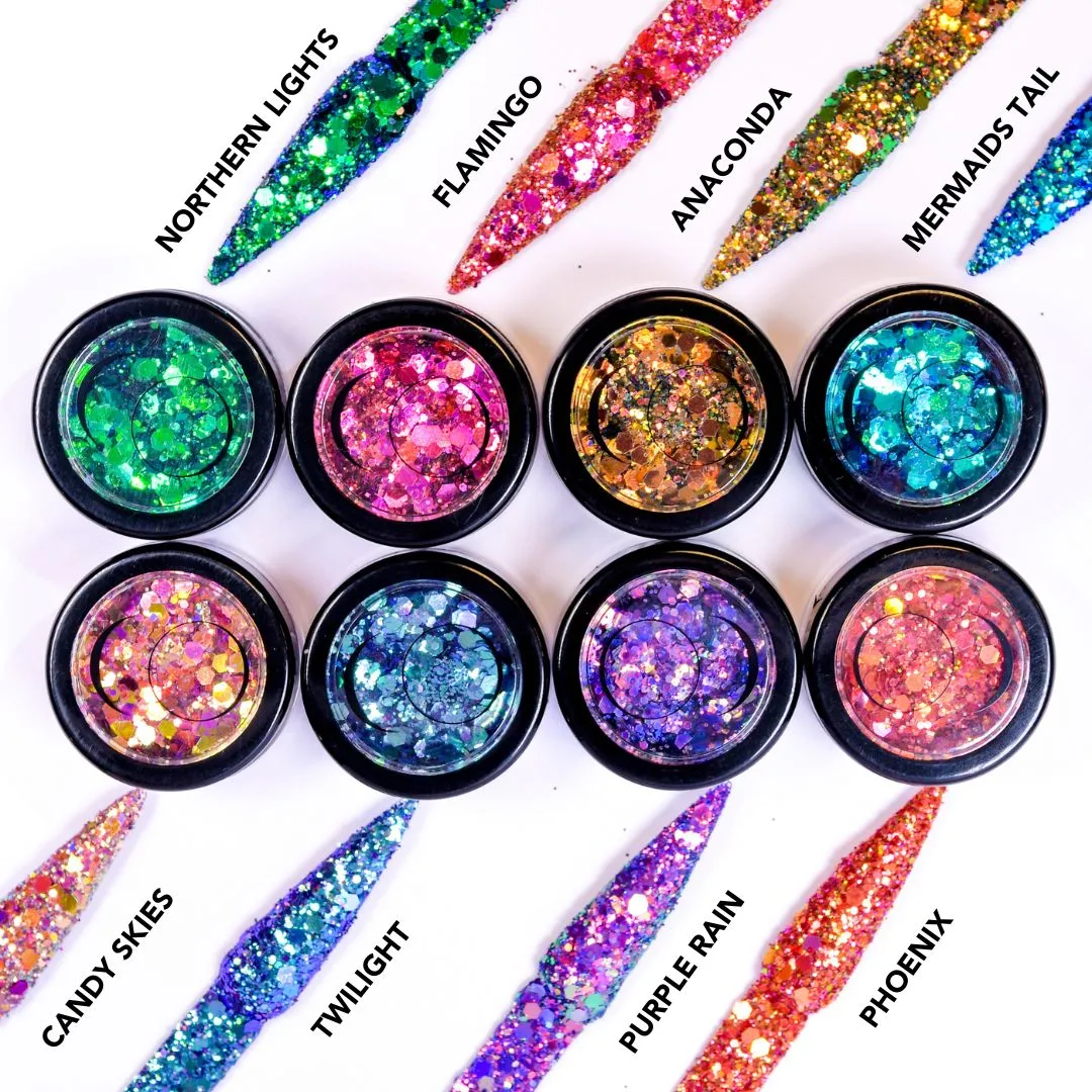 Moonflair Chameleon Glitter løsglitter Northern Lights