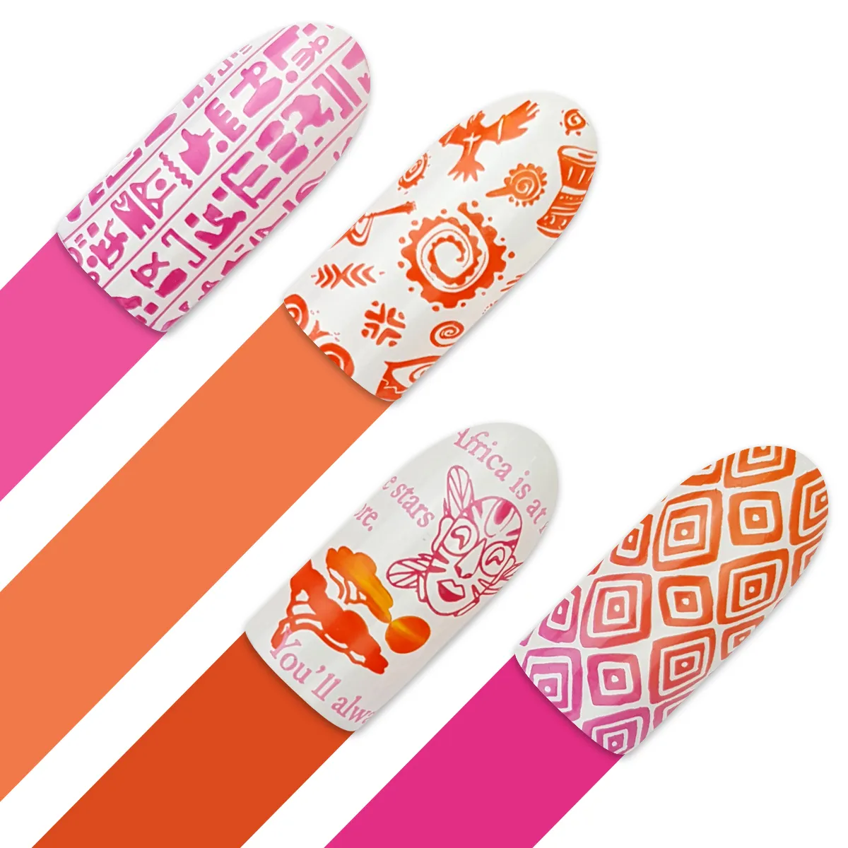 Moyra Globetrotter 124 Africa negleplade – stor
