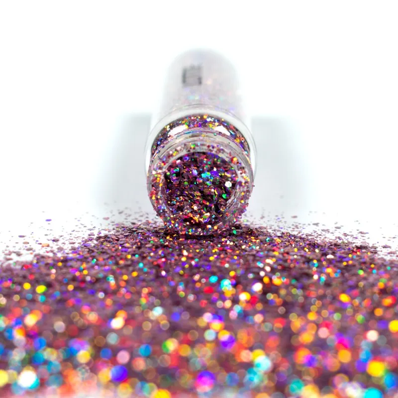 Indigo Nails Lottie negleglitter dækkende effekt