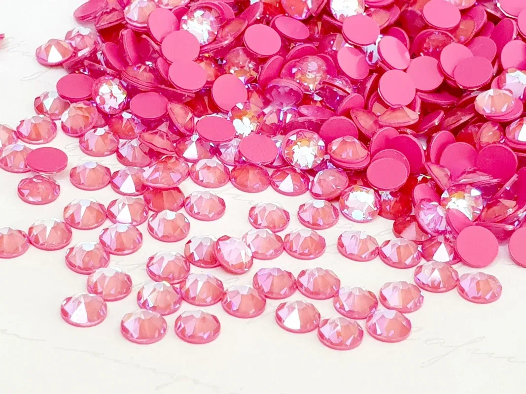 Beautystones Crystal Lotus Pink DeLite neglesten