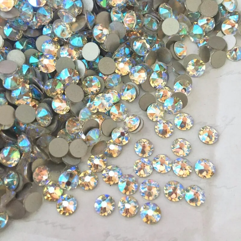 Beautystones Crystal Shimmer neglesten klar iriserende