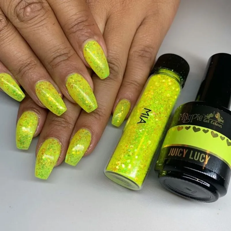 Indigo Nails Mia glitter til negle – fint glimmer
