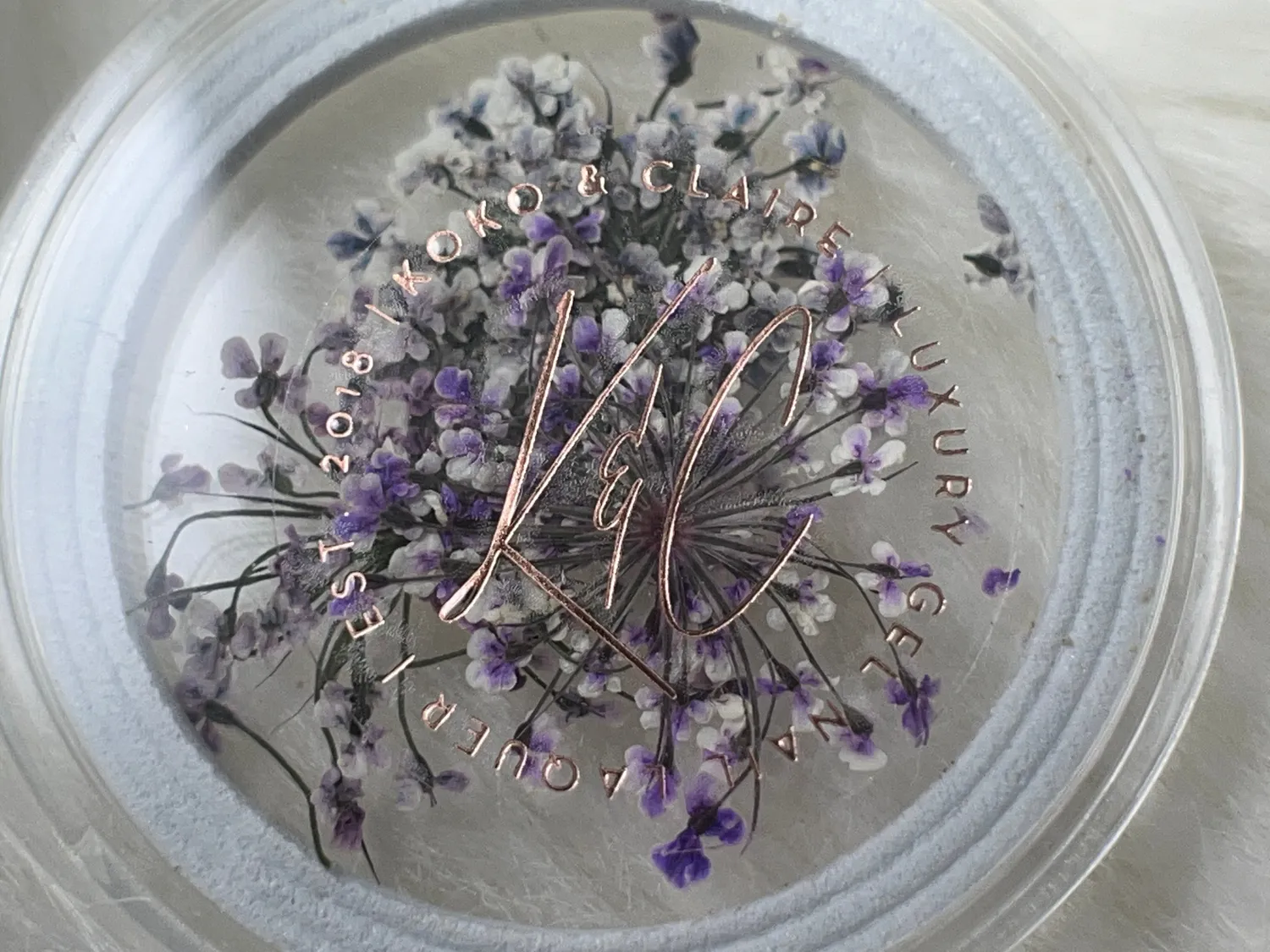 Clear Jelly Stamper KoKo & Claire Dried Flowers negleblomster Combo #1