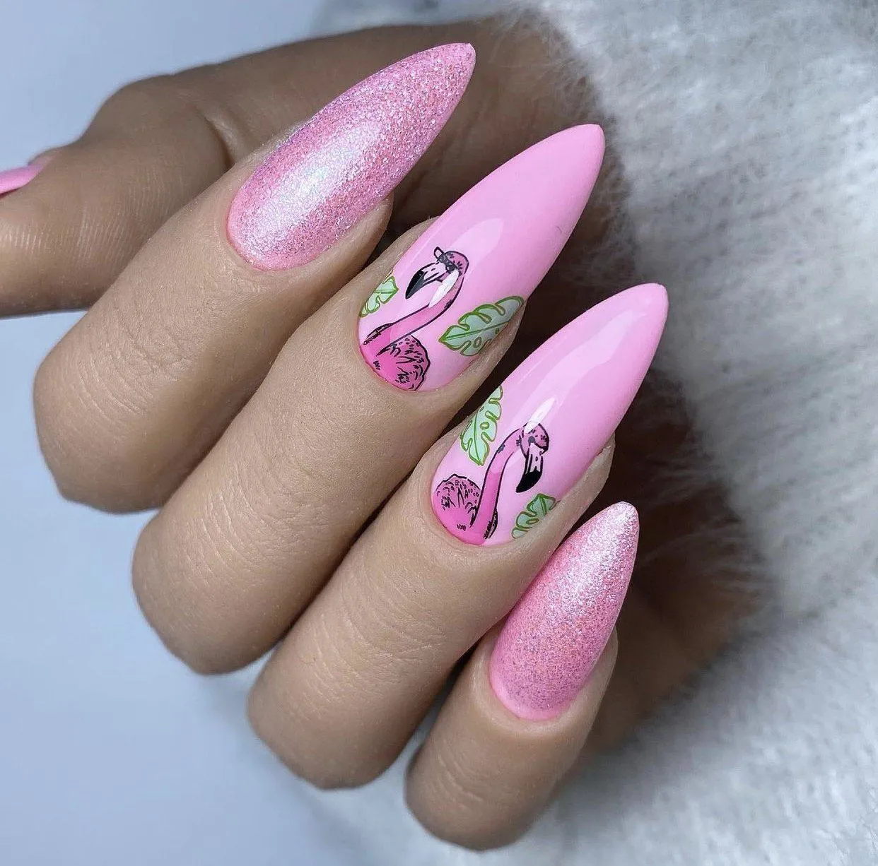 Clear Jelly Stamper CjS-93 Lil Flamingo stampingplade