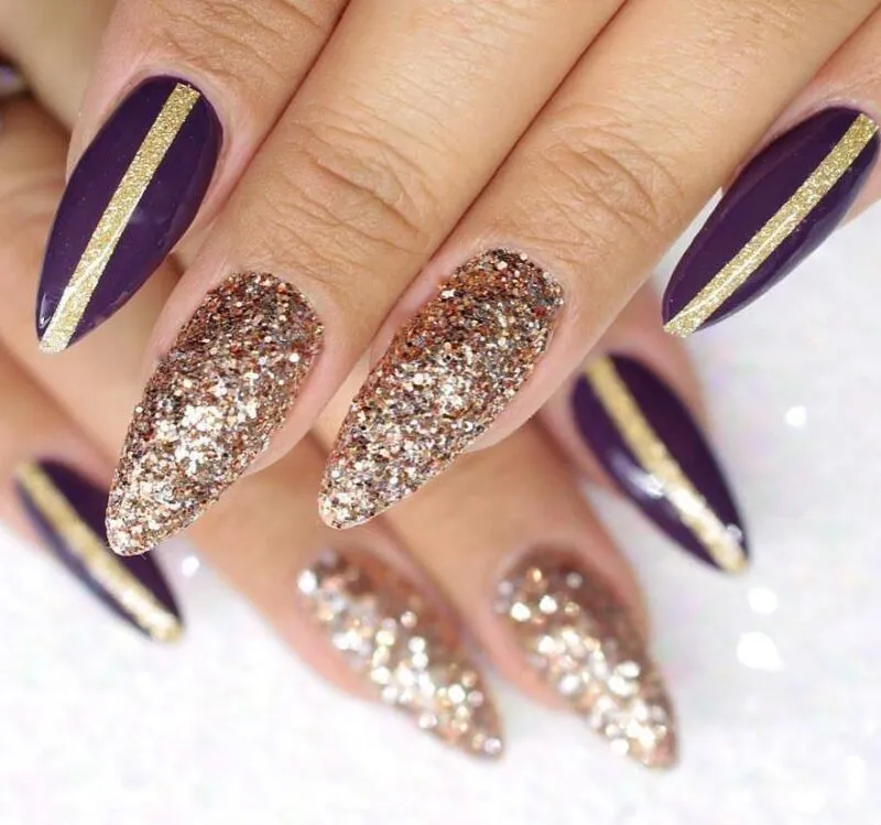Indigo Nails Beautystones Victoria glitter til negle fint korn