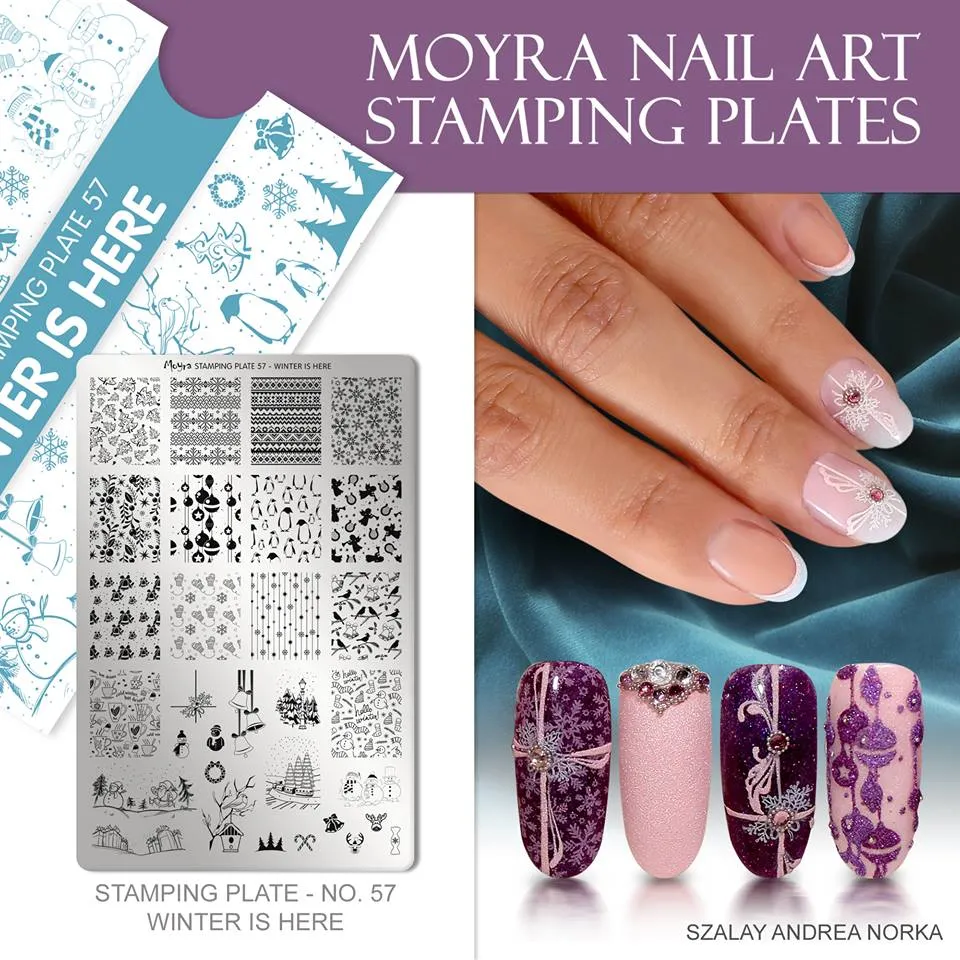 Moyra Stamping Plate 57 Winter is Here stempelplade