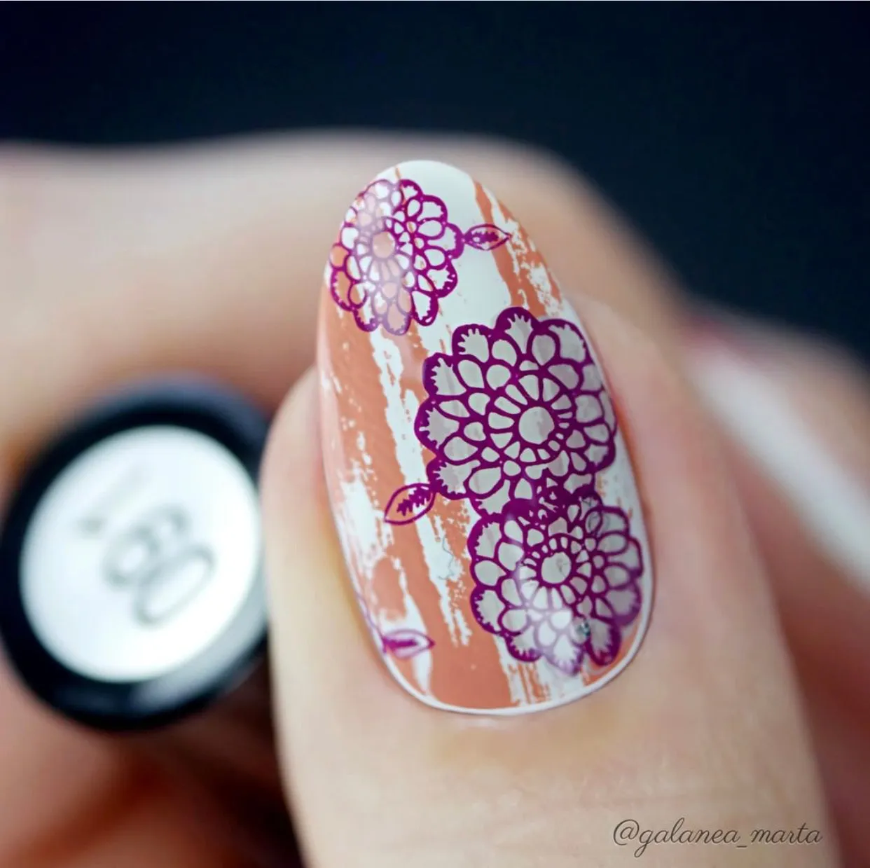 Clear Jelly Stamper CjS-190 Dainty stempelplade grunge