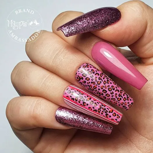 Indigo Nails Beautystones Melvin neglefolie effektmønster