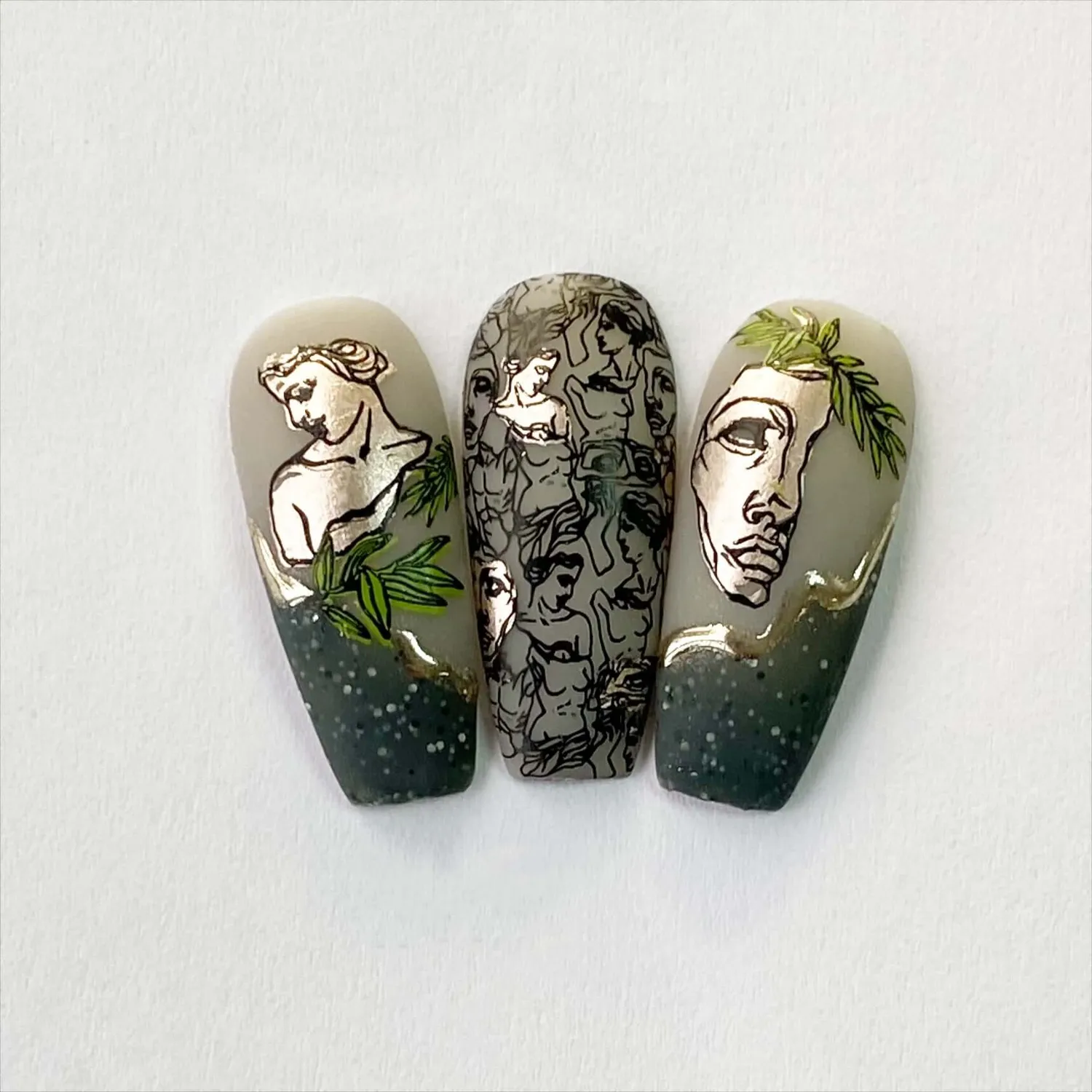 Clear Jelly Stamper CJS-250 The Statue stempelplade antik