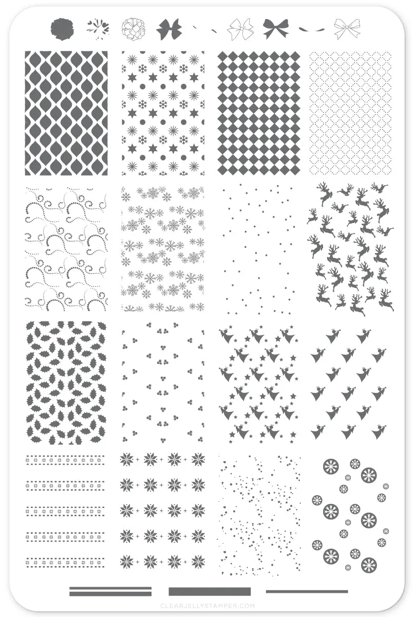 Clear Jelly Stamper CjSC-23 Pretty Paper Retro stampingplade