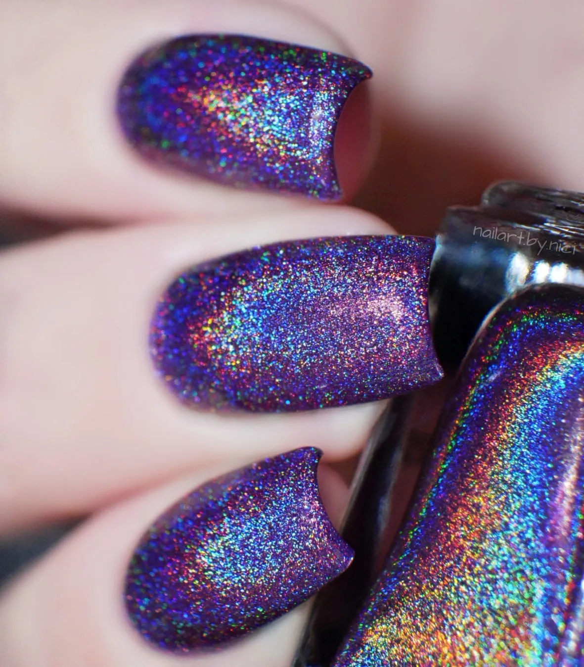 Clear Jelly Stamper Holo 7 Grape Escape stamping lak 5 ml holografisk