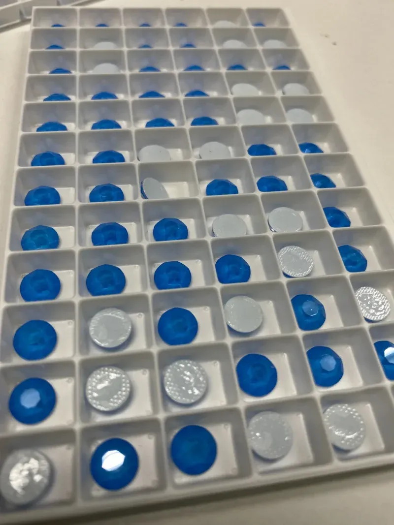 Beautystones Crystal Electric Blue neglekrystal