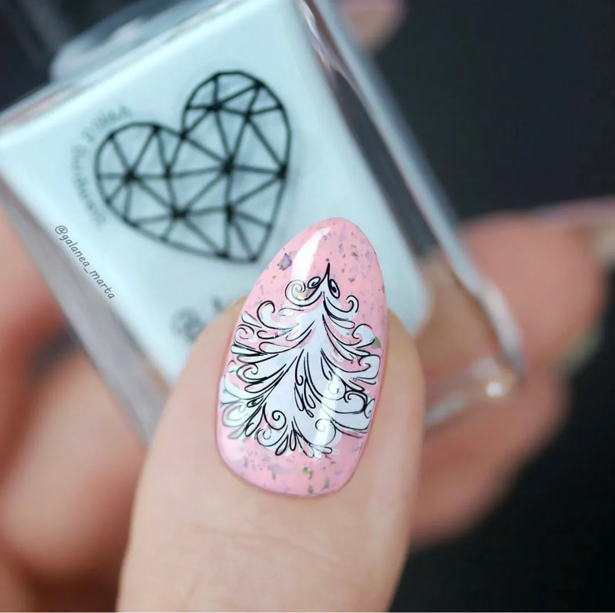Clear Jelly Stamper CjSC-44 Oh Christmas Tree stampingplade jul 8cm