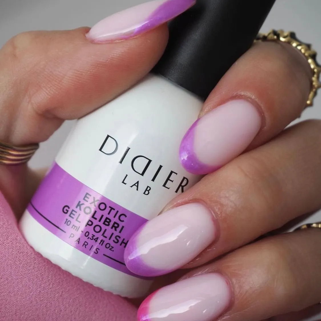 Didier Lab Exotic Kolibri gellak lilla shimmer