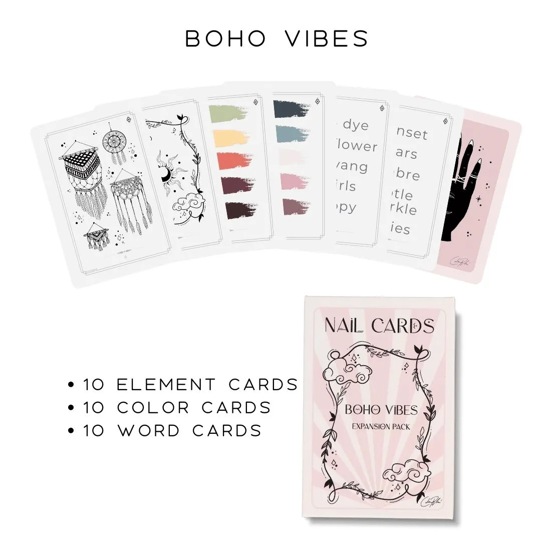 Mline Beauty Celina Rydén Boho Vibes neglekort 30 stk boheme