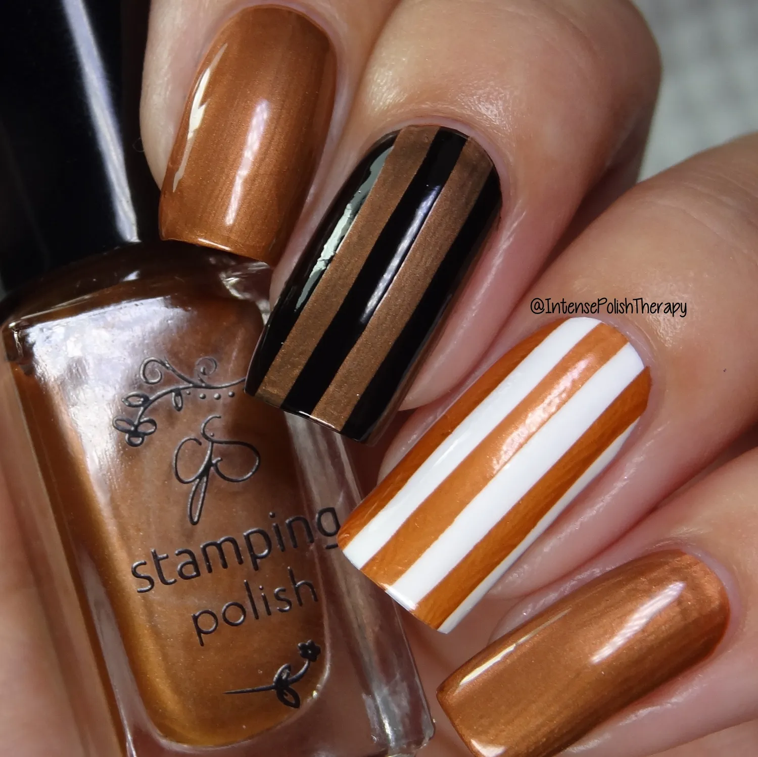 Clear Jelly Stamper 56 Salted Caramel stampinglak 5 ml brun shimmer