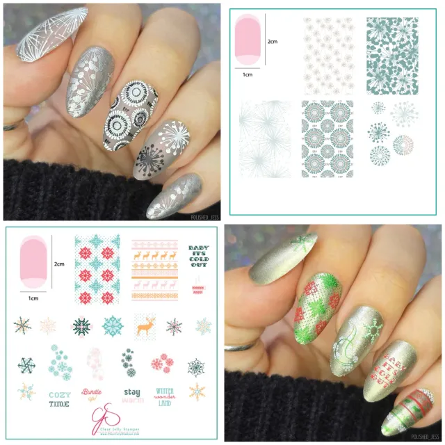Clear Jelly Stamper December 2020 stempelpladesæt 2 stk jul
