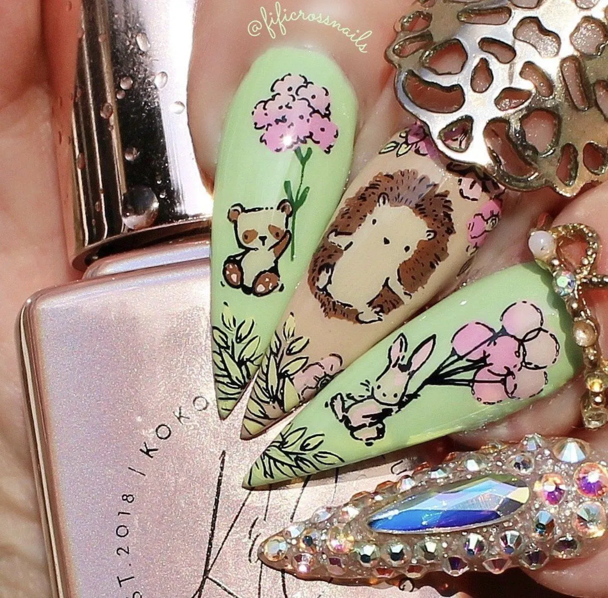 Clear Jelly Stamper CjS-97 Life in Bloom stamping plade forår