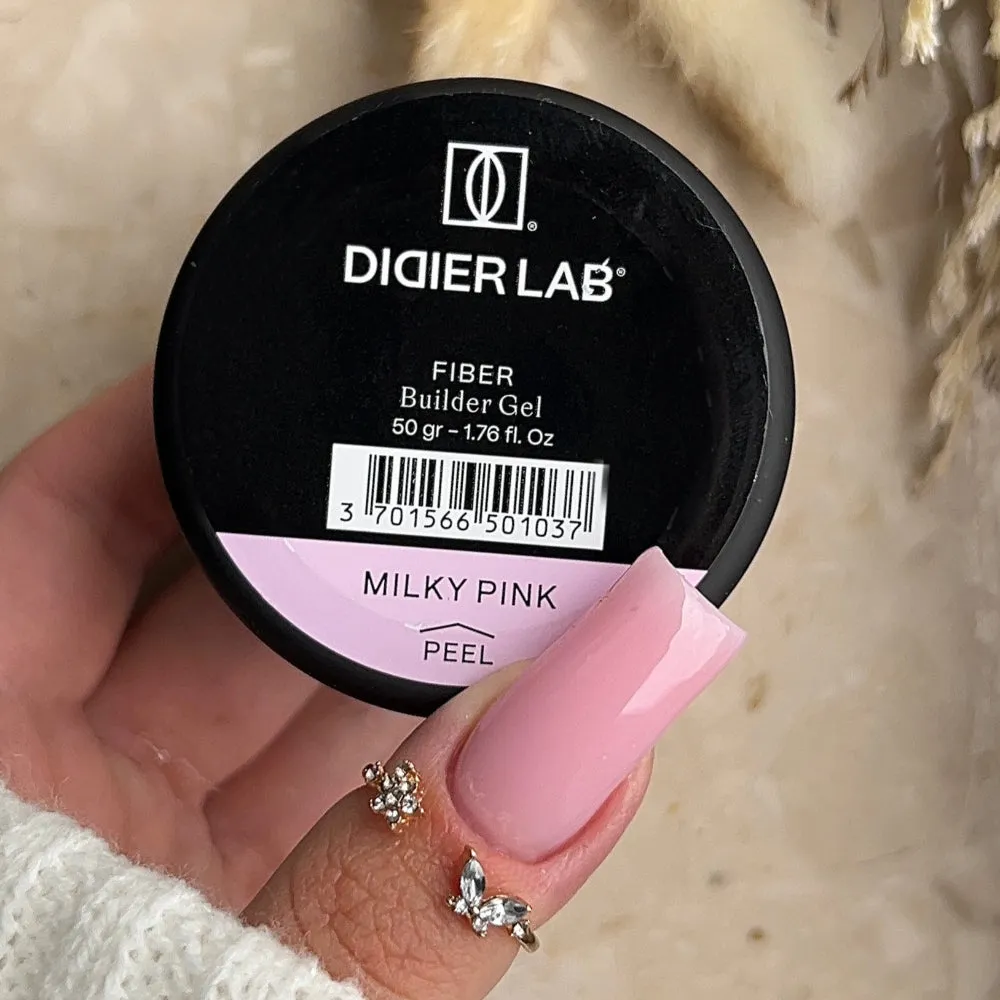 Didier Lab Fiber Builder Gel Milky Pink gel