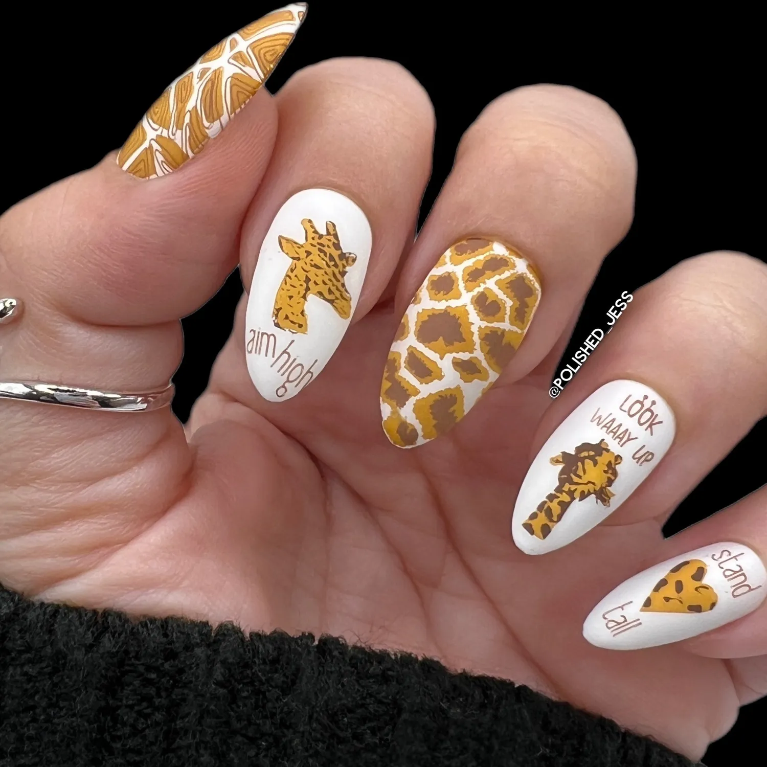 Clear Jelly Stamper CjS-174 Wild Giraffe stamping plate animal