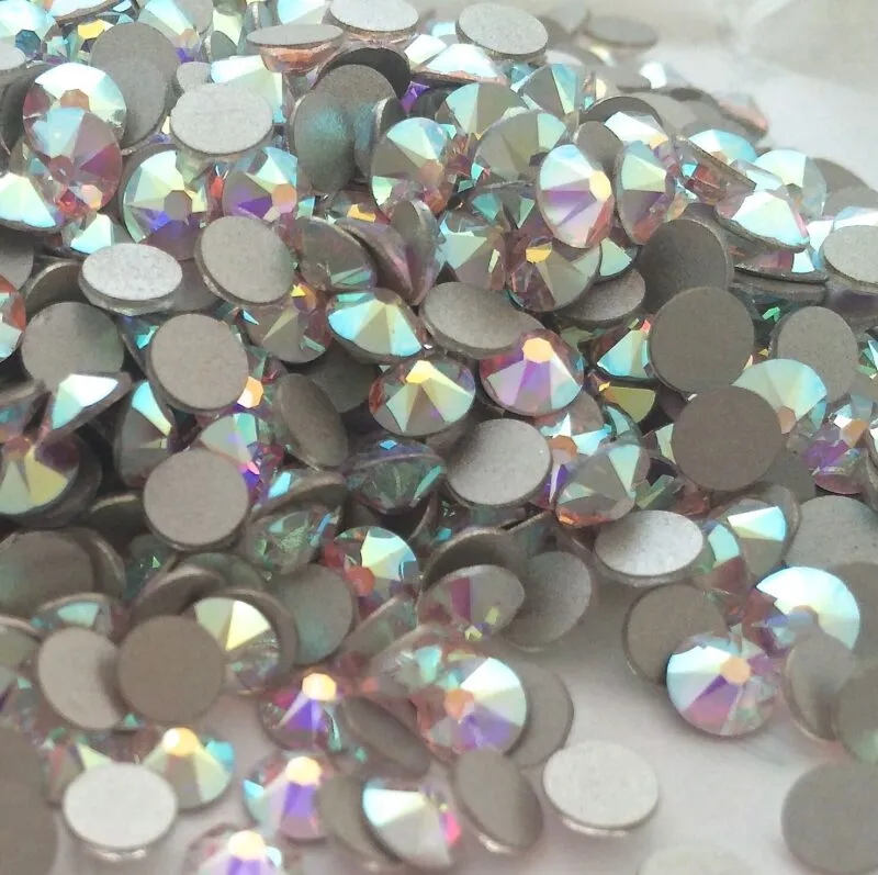 Beautystones Crystal AB neglekrystaller flat back regnbue