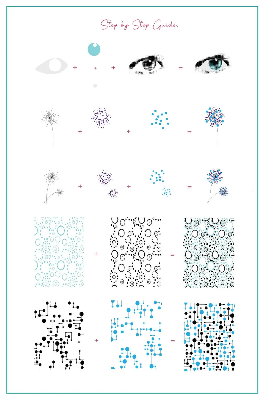 Clear Jelly Stamper Abstract One CjS-309 stampingplade stor abstrakt
