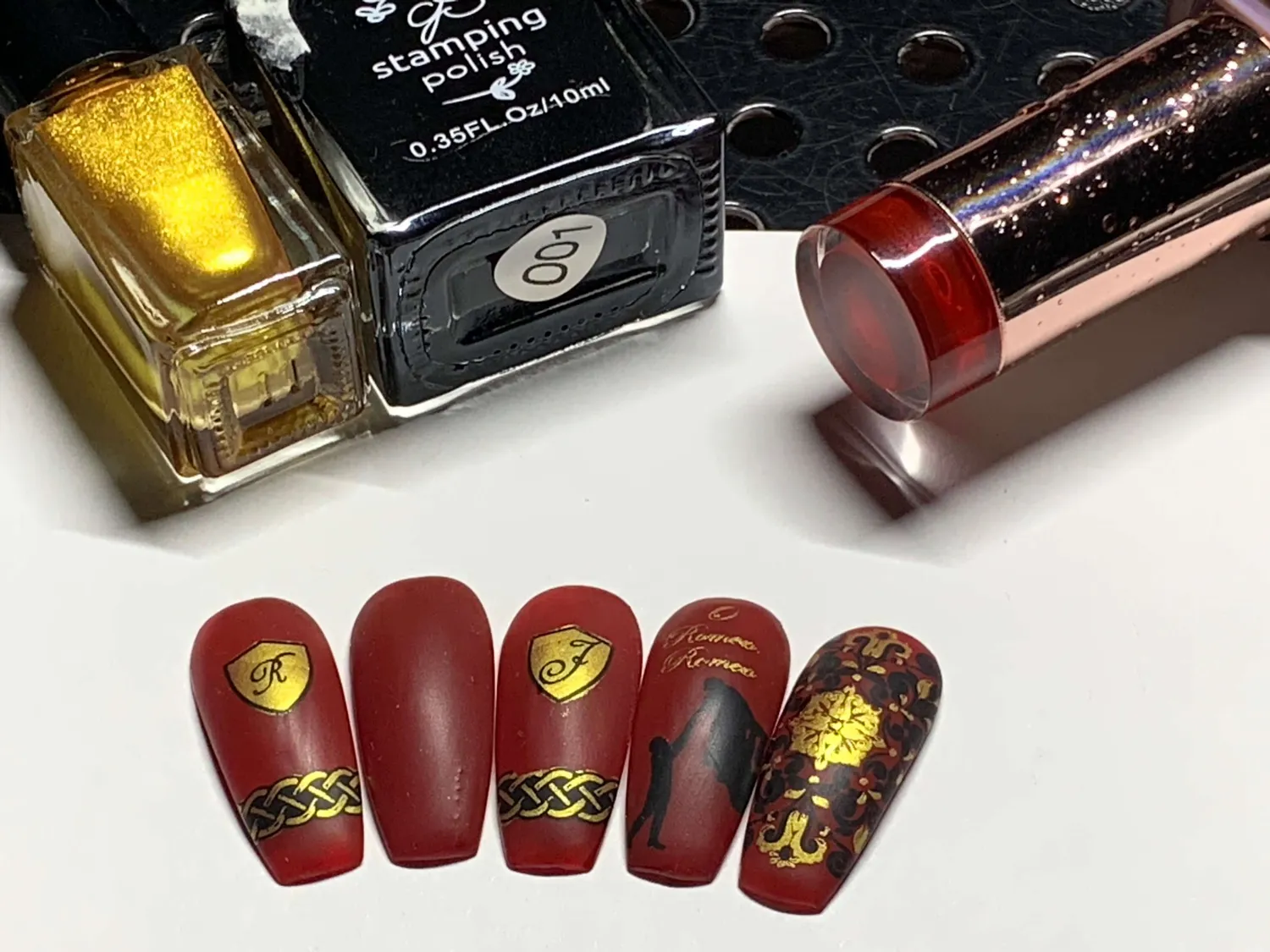 Clear Jelly Stamper V-16 stamping plade Juliets Love Story
