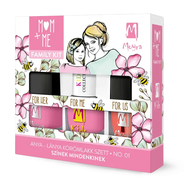 Moyra Mom+Me Family Kit No. 01 neglesæt 3 x 7 ml