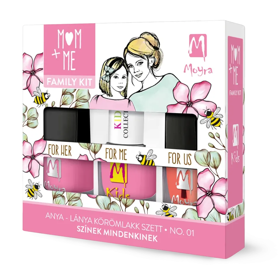 Moyra Mom+Me Family Kit No. 01 neglesæt 3 x 7 ml