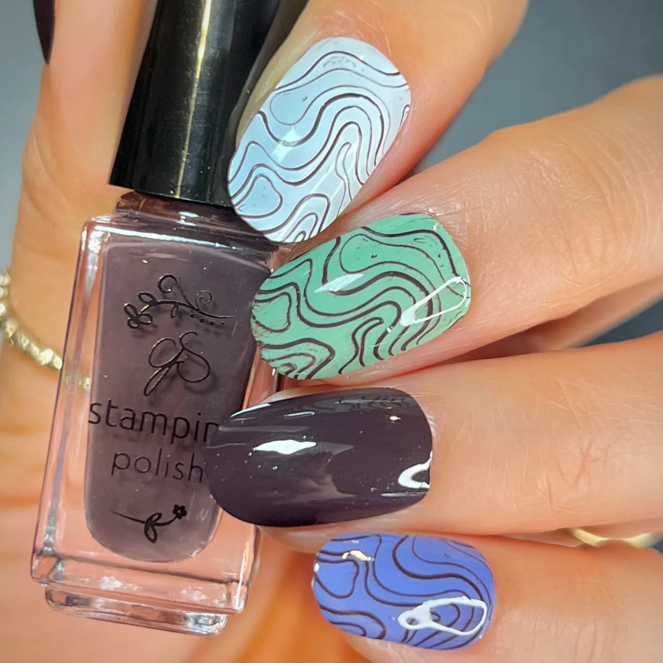 Clear Jelly Stamper 23 Pure Cocoa stamping lak brun 5ml
