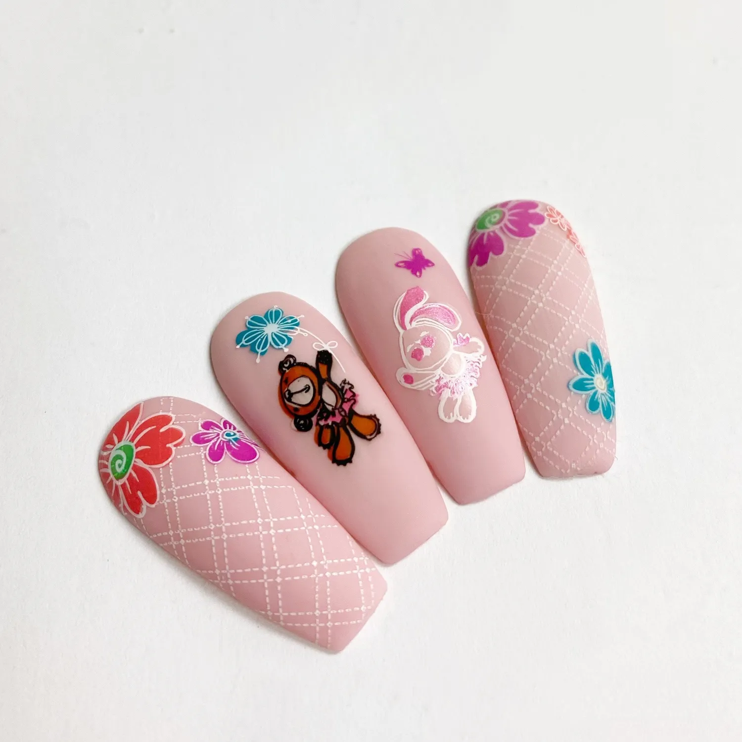 Clear Jelly Stamper CjS-213 Spring Ballet stamping plade 8x8 cm