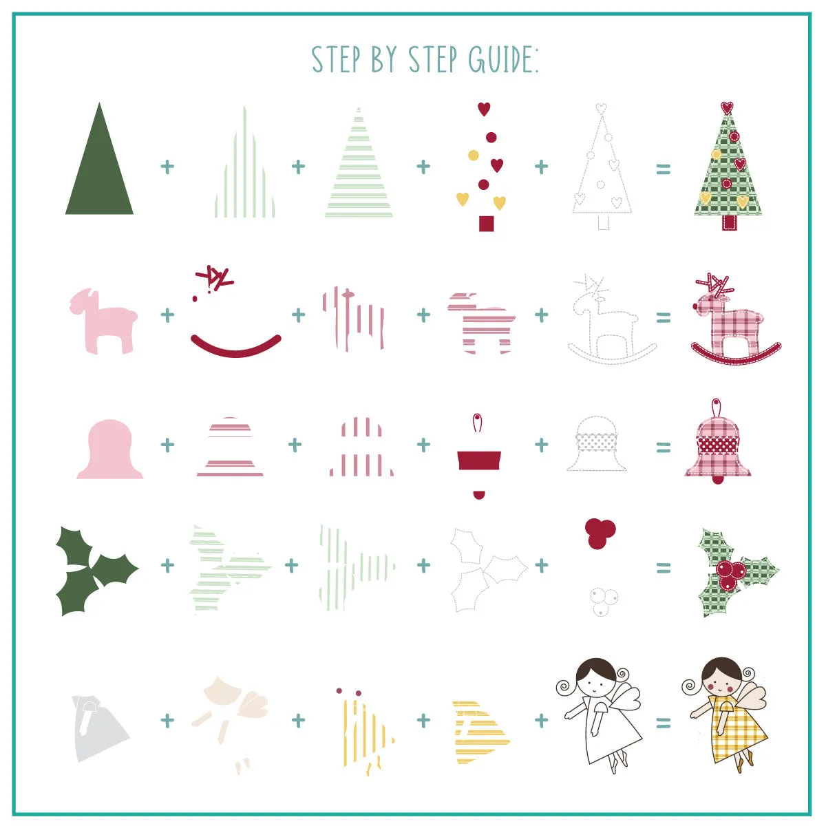 Clear Jelly Stamper Tis the Season CjSC-94 stampingplade 8x8 jul