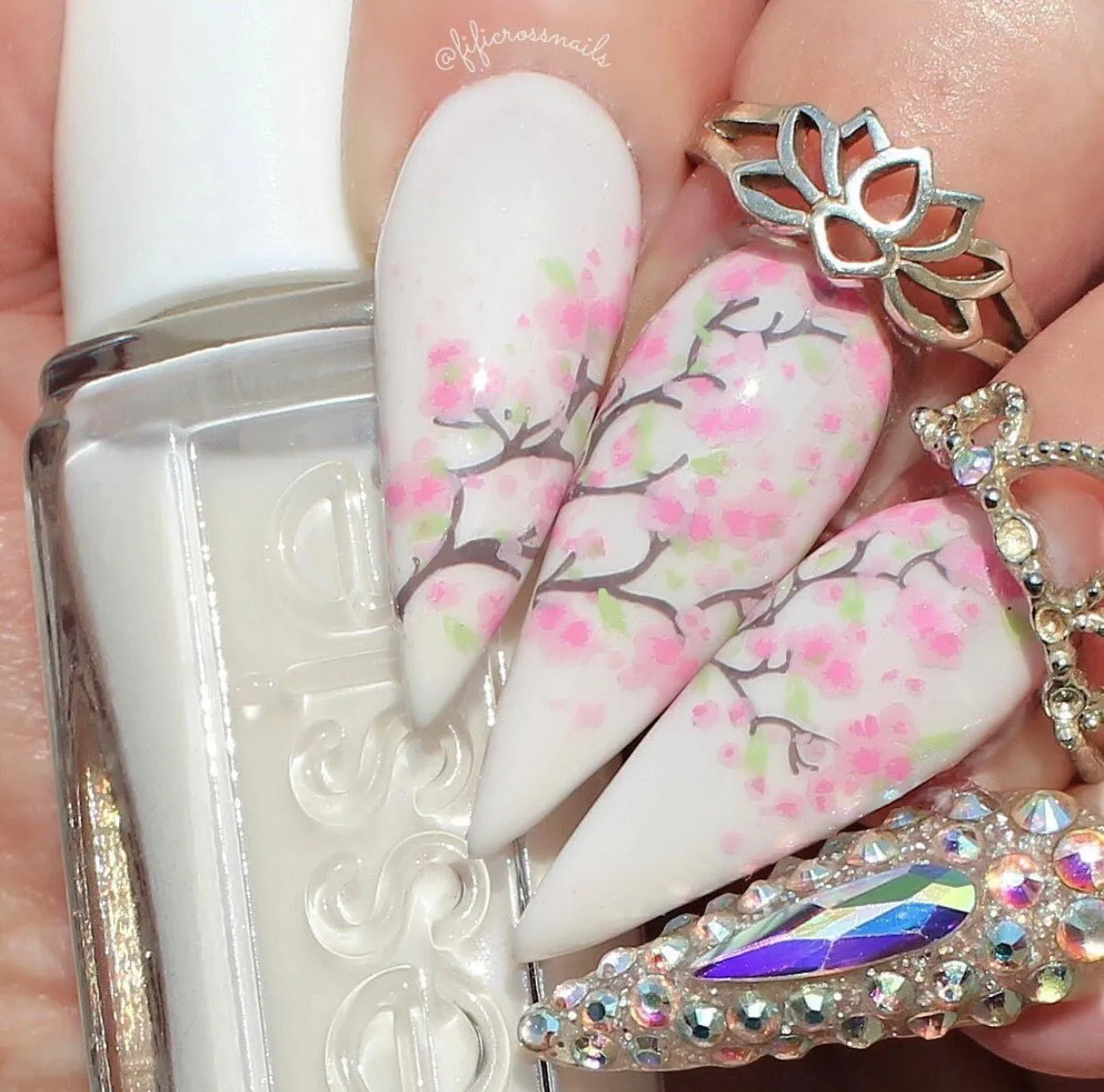 Clear Jelly Stamper CjSLC-69 stampingplade sakura 14,5x9,5cm